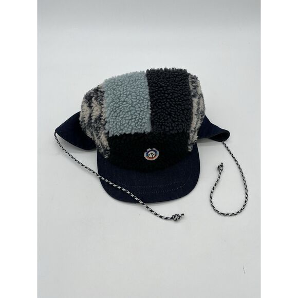 PATAGONIA Range EARFLAP Cap Flannel Duckbill 5 Panel Hat- Small - Picture 1 of 8